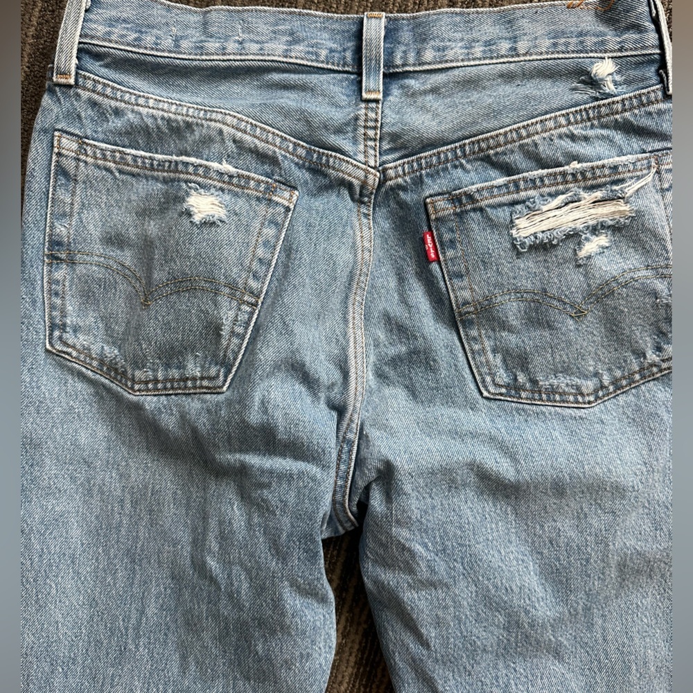 Levi’s Blue 150 Anniversary Edition Original Selvedge Jeans - Picture 6 of 9